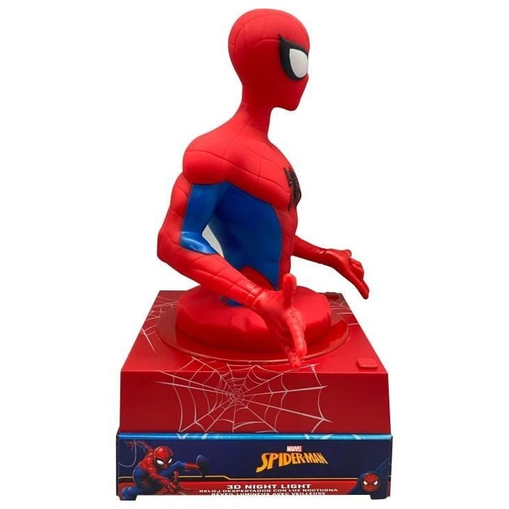 Réveil figurine 3D Spiderman - KIDS LICENSING - SPD3621