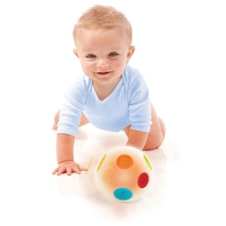 Jouet interactif pour bébé - INFANTINO - Senso' Balle Sonore - 4 mélodies - 7 couleurs et lumieres - 6 textures Jouet interactif pour bébé - INFANTINO - Senso' Balle Sonore - 4 mélodies - 7 couleurs et lumieres - 6 textures
