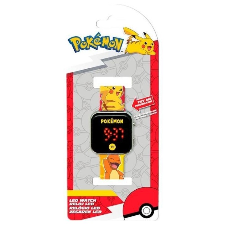 Montre LED Pokemon - KIDS LICENSING - POK4435