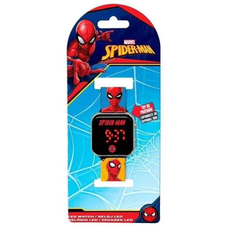 Montre LED Spiderman - KIDS LICENSING - SPD4903