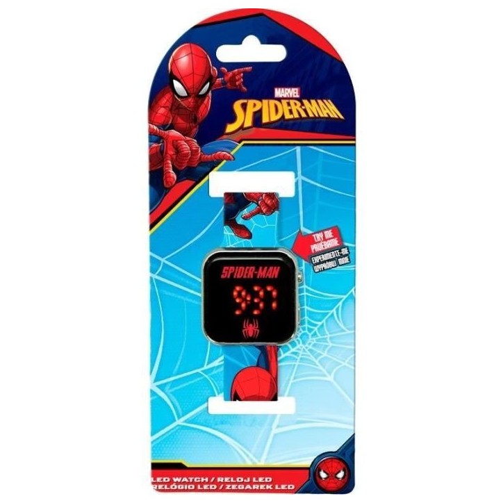 Montre LED Spiderman - KIDS LICENSING - SPD4987