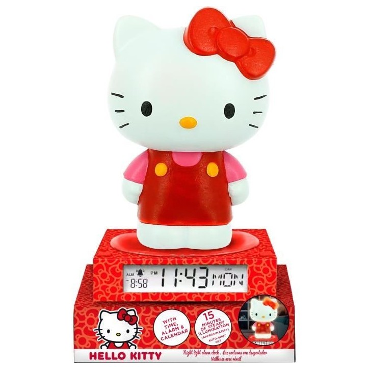 Réveil figurine 3D Hello Kitty & Friend - KIDS LICENSING - HK50198