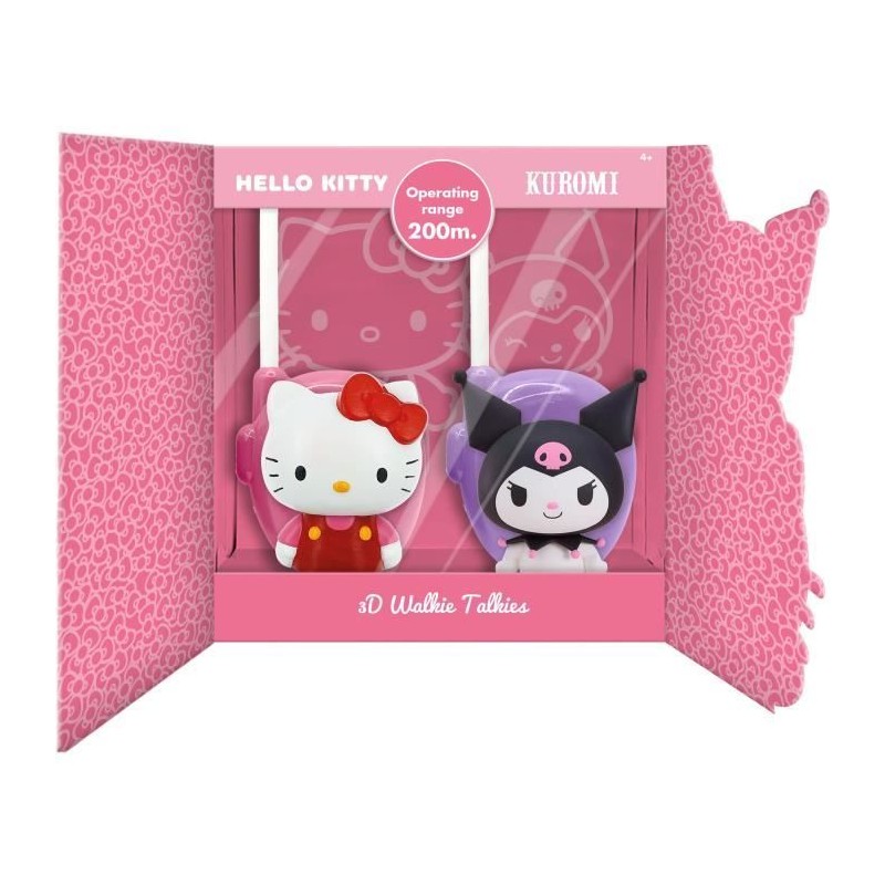Talkie walkie 3D Hello Kitty & Friends - KIDS LICENSING - HK50203 Talkie walkie 3D Hello Kitty & Friends - KIDS LICENSING - HK50203