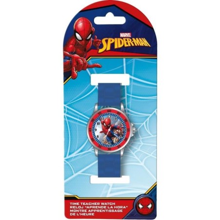 Montre analogique d'apprentissage de l'heure Spiderman - KIDS LICENSIN