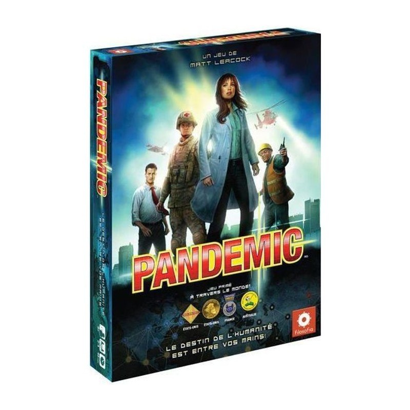Pandemic - Asmodee - Jeu de société Pandemic - Asmodee - Jeu de société