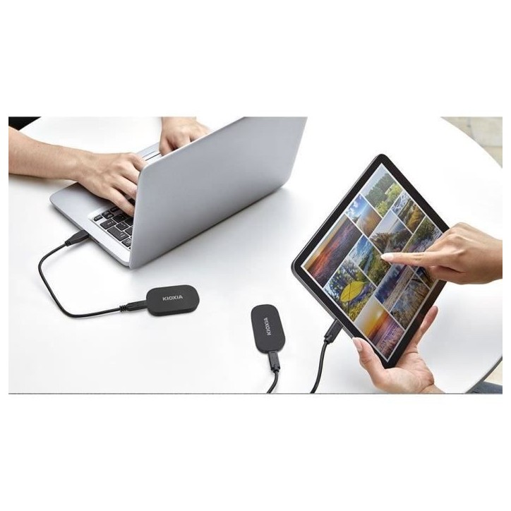 Disque dur SSD externe - Kioxia - EXCERIA Plus G2 Portable SSD - 1 TB - USB 3.2 Gen 2 / USB 3.2 Gen 1 / USB 2.0 Disque dur SSD externe - Kioxia - EXCERIA Plus G2 Portable SSD - 1 TB - USB 3.2 Gen 2 / USB 3.2 Gen 1 / USB 2.0