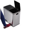 KITCHEN MOVE Poubelle de cuisine a pédale tri sélectif - Acier 60L ( KITCHEN MOVE Poubelle de cuisine a pédale tri sélectif - Acier 60L (