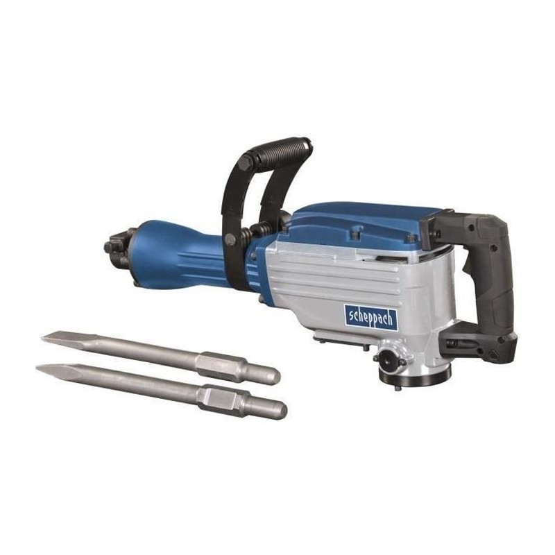 Marteau piqueur SCHEPPACH AB1600 - 1600W, 50 joules, 2 burins et coffr