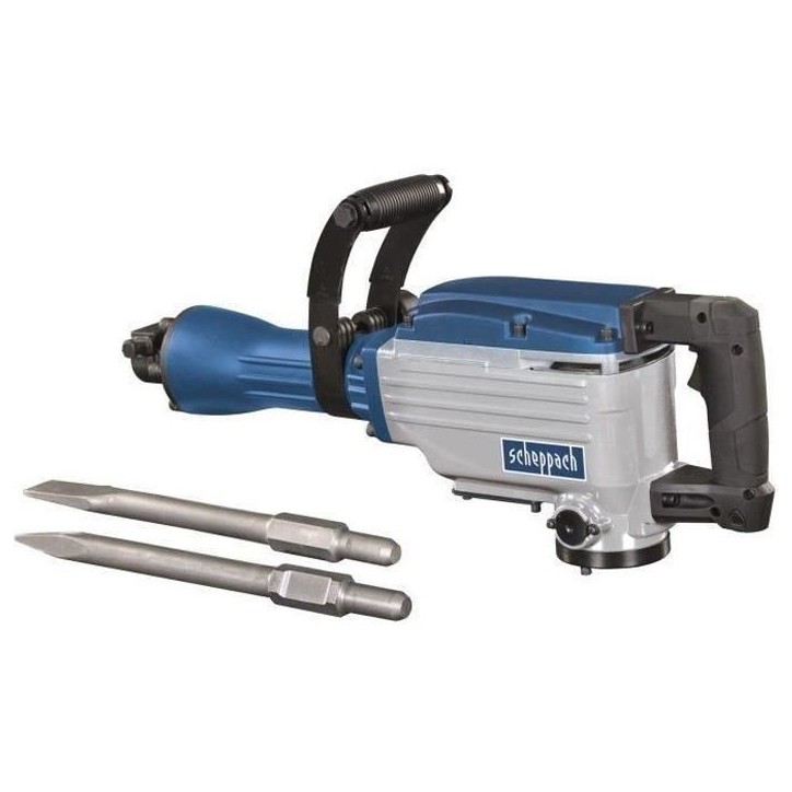 Marteau piqueur SCHEPPACH AB1600 - 1600W, 50 joules, 2 burins et coffret métallique