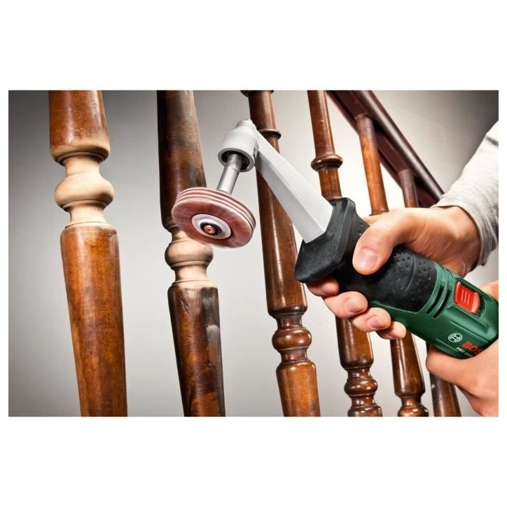 Cylindre abrasif Bosch - (Accesssoire pour Texoro, Grain 80, Largeur 15mm, Souple)