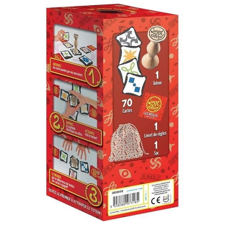 Zygomatic | Jungle Speed | Jeu de société | a partir de 7 ans | 2 a 10 joueurs | 15 minutes | Éco-conception Zygomatic | Jungle Speed | Jeu de société | a partir de 7 ans | 2 a 10 joueurs | 15 minutes | Éco-conception