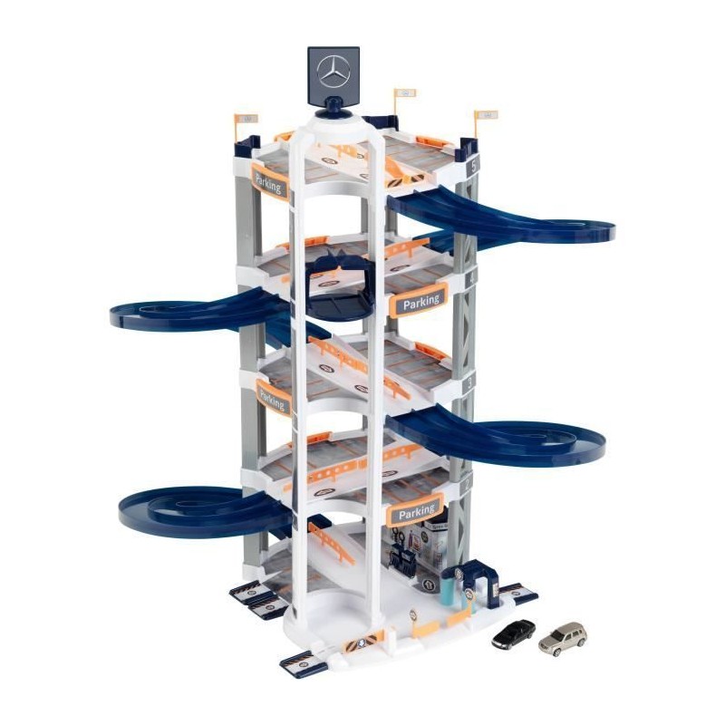 Garage Mercedes-Benz 5 niveaux - KLEIN - Avec deux petites voitures -