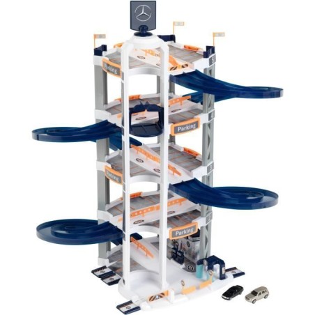 Garage Mercedes-Benz 5 niveaux - KLEIN - Avec deux petites voitures -