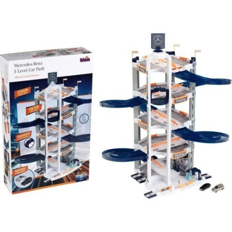 Garage Mercedes-Benz 5 niveaux - KLEIN - Avec deux petites voitures - Des 3 ans
