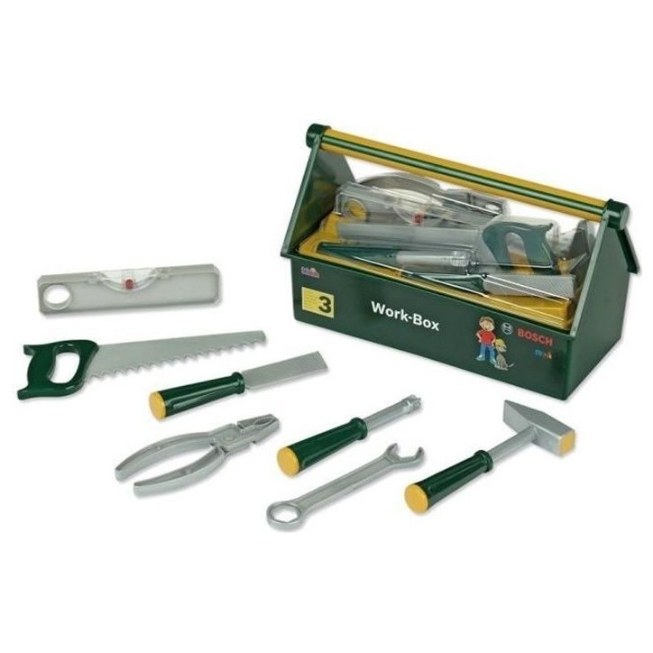 BOSCH - Jouet - Caisse a Outils Profiline pour Enfant