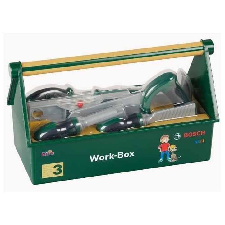 BOSCH - Jouet - Caisse a Outils Profiline pour Enfant