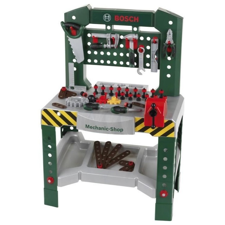 Etabli Bosch Mechanic Shop avec 77 accessoires - KLEIN - 8574 Etabli Bosch Mechanic Shop avec 77 accessoires - KLEIN - 8574