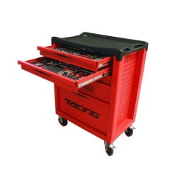 Servante - Equipée - 5 tiroirs - KS Tools- 855.5184 - Rouge - 184 out