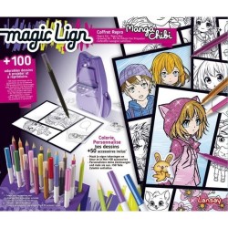Magic Lign - LANSAY - Coffret Repro Manga Chibi - 100 illustrations -