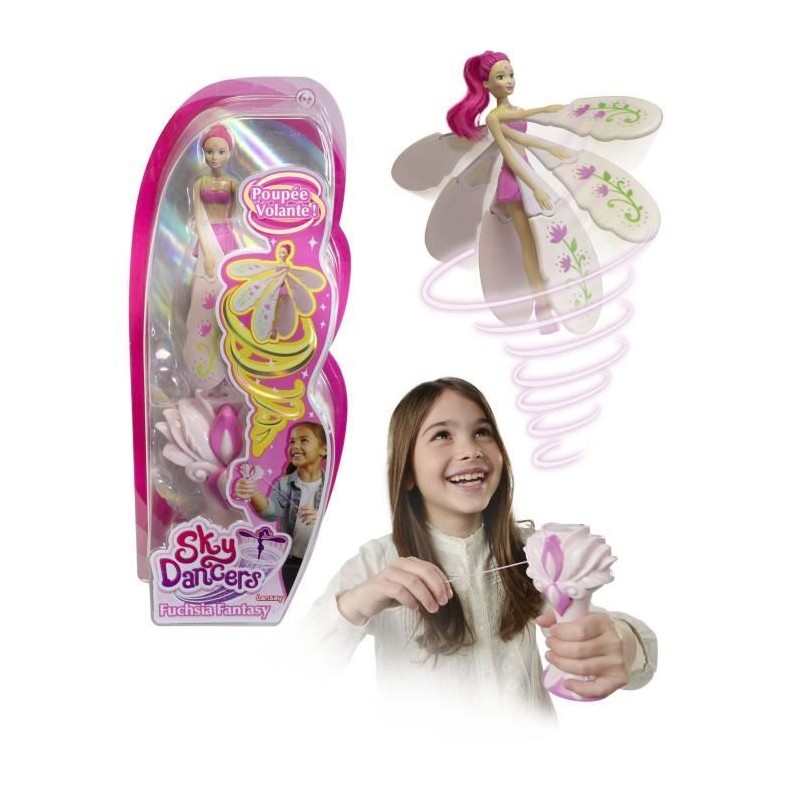Sky dancers - LANSAY - Fuchsia Fantasy - Poupée volante - Des 6 ans