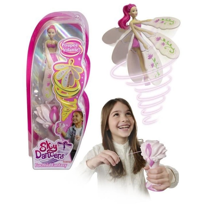 Sky dancers - LANSAY - Fuchsia Fantasy - Poupée volante - Des 6 ans Sky dancers - LANSAY - Fuchsia Fantasy - Poupée volante - Des 6 ans