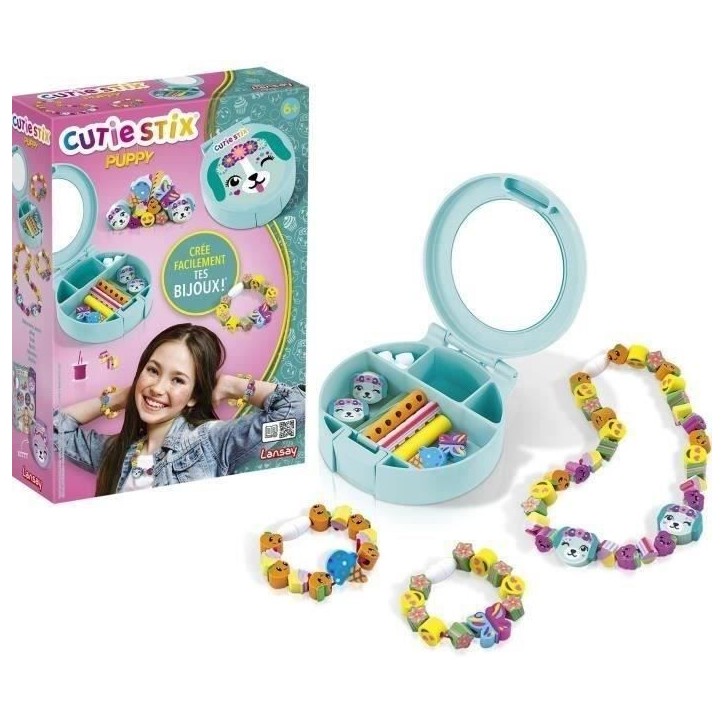Jeu de création bijoux - LANSAY - 33121 - Cutie Stix - Puppy
