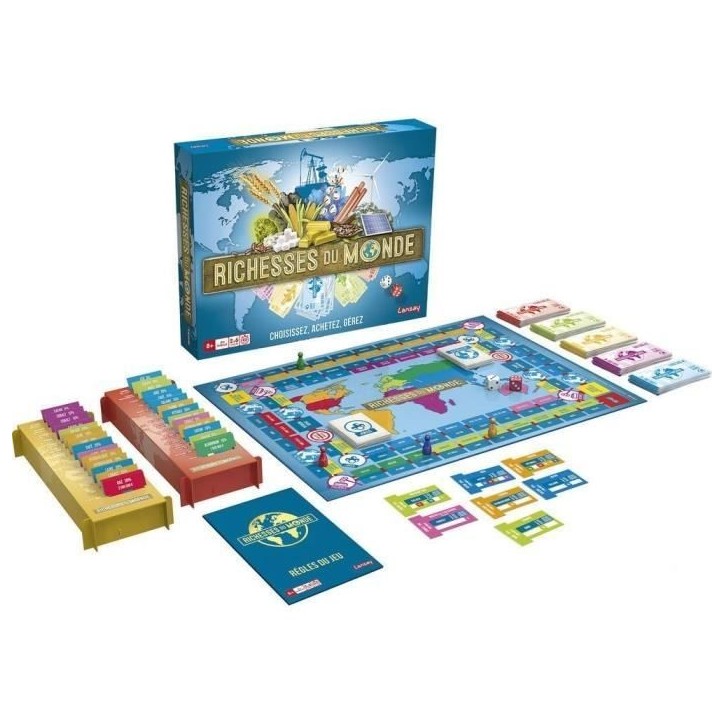 LANSAY - RICHESSES DU MONDE - Jeu de société - Version Originale - 2 a 6 joueurs - Des 8 ans