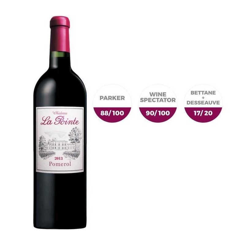 Château La Pointe 2013 Pomerol - Vin rouge de Bordeaux