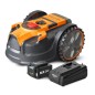 Robot tondeuse autonome - LAWNMASTER - VRM16 - 24 V - 16 cm - Sans fil périmétrique
