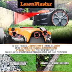 Robot tondeuse autonome - LAWNMASTER - VRM16 - 24 V - 16 cm - Sans fil