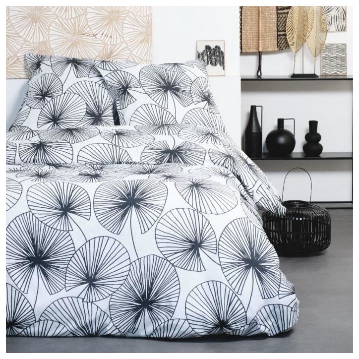 Parure de lit - TODAY Sunshine - 260x240cm - 2 personnes - coton imprimé floral