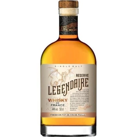 Legendaire Single Malt– Whisky de France – Finish en fût de vin de paille – 44%vol – 50cl