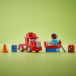LEGO DUPLO | 10417 Cars Disney et Pixar Mack a la Course, Jouet a Roue