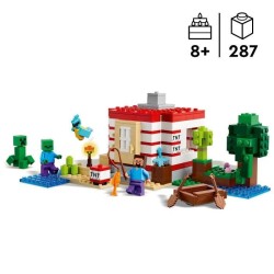 LEGO Minecraft 21275 La Maison En TNT De La Jungle - Jeu De Constructi