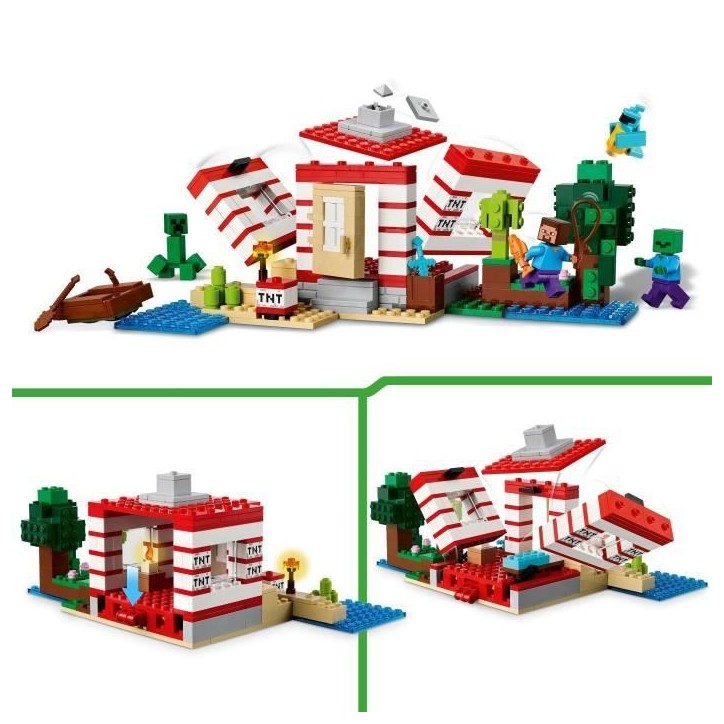 LEGO Minecraft 21275 La Maison En TNT De La Jungle - Jeu De Construction des 8 Ans LEGO Minecraft 21275 La Maison En TNT De La Jungle - Jeu De Construction des 8 Ans