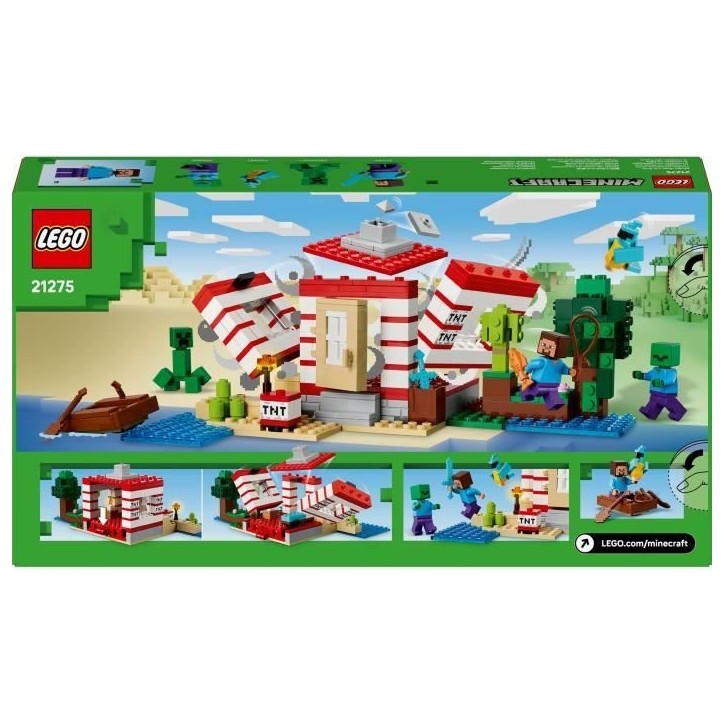 LEGO Minecraft 21275 La Maison En TNT De La Jungle - Jeu De Construction des 8 Ans LEGO Minecraft 21275 La Maison En TNT De La Jungle - Jeu De Construction des 8 Ans
