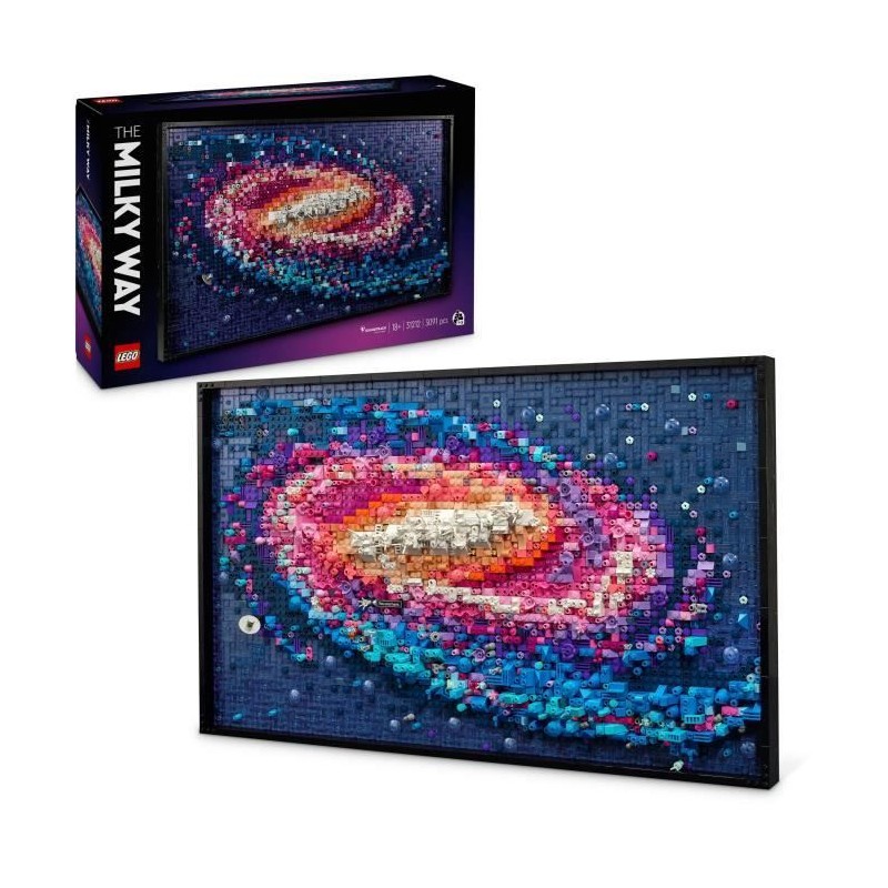 LEGO Art 31212 La Voie lactée - Set de décoration murale et de const LEGO Art 31212 La Voie lactée - Set de décoration murale et de const