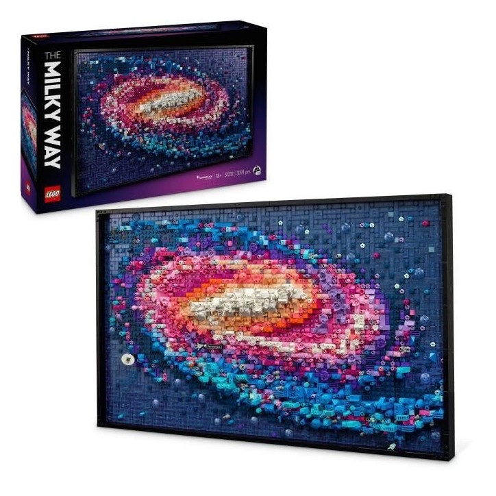 LEGO Art 31212 La Voie lactée - Set de décoration murale et de construction créative