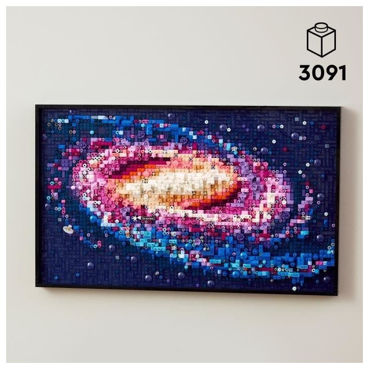 LEGO Art 31212 La Voie lactée - Set de décoration murale et de construction créative