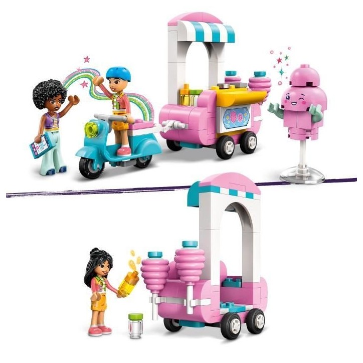 LEGO Friends 42643 Stand de barbes a papa et scooter - Jouet pour enfants des 6 ans