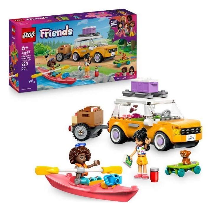 LEGO Friends 42659 Voyage en Voiture entre Amies - Jeu de Construction des 6 Ans