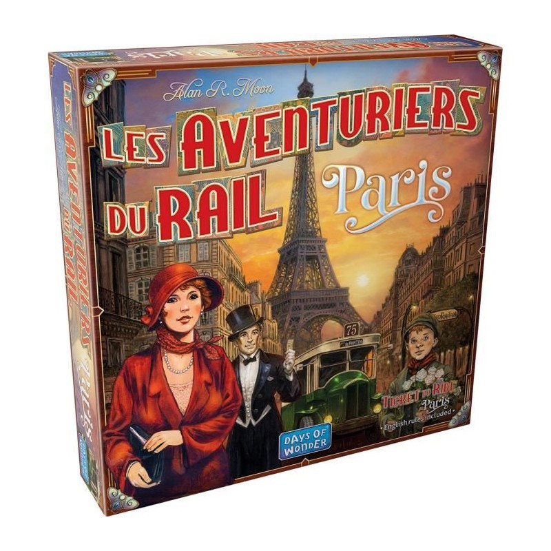Aventuriers du Rail Paris - Asmodee - Des 8 ans Aventuriers du Rail Paris - Asmodee - Des 8 ans