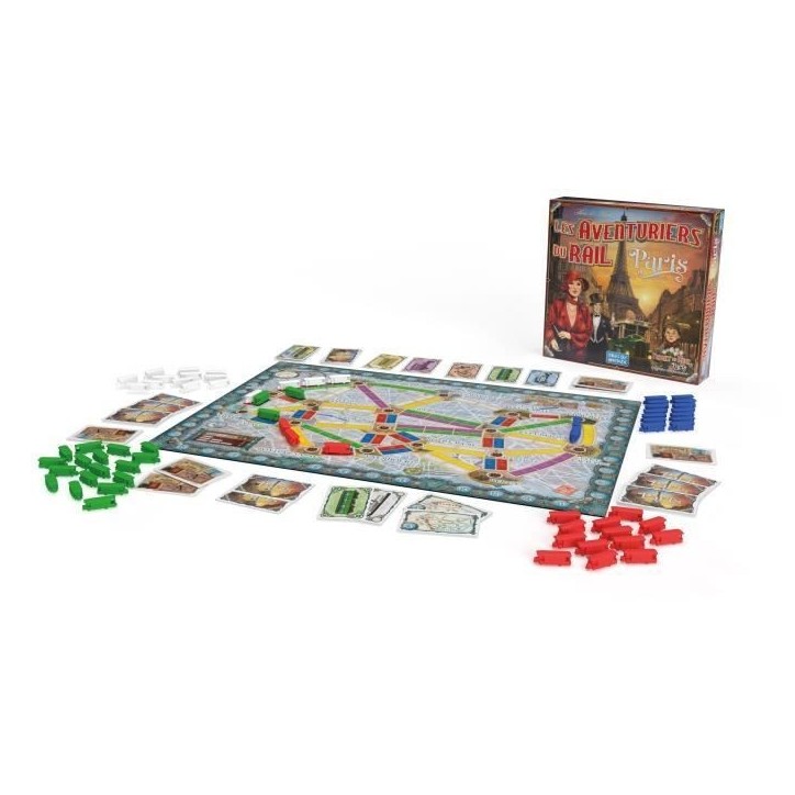 Aventuriers du Rail Paris - Asmodee - Des 8 ans Aventuriers du Rail Paris - Asmodee - Des 8 ans
