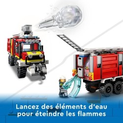 LEGO City 60374 Le Camion d'Intervention des Pompiers, Jouet avec Dron