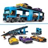 LEGO City 60408 Le camion de transport de voitures de sport, 4 véhicu LEGO City 60408 Le camion de transport de voitures de sport, 4 véhicu