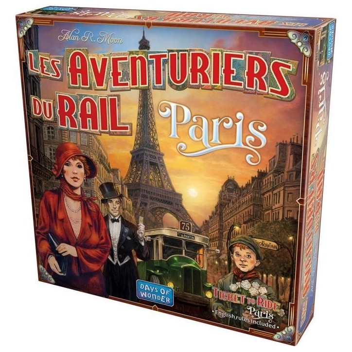 Aventuriers du Rail Paris - Asmodee - Des 8 ans Aventuriers du Rail Paris - Asmodee - Des 8 ans