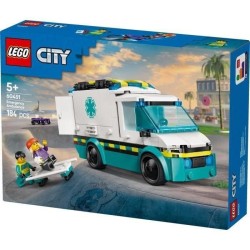 LEGO City 60451 L'ambulance de secours - Jouet de construction pour ga