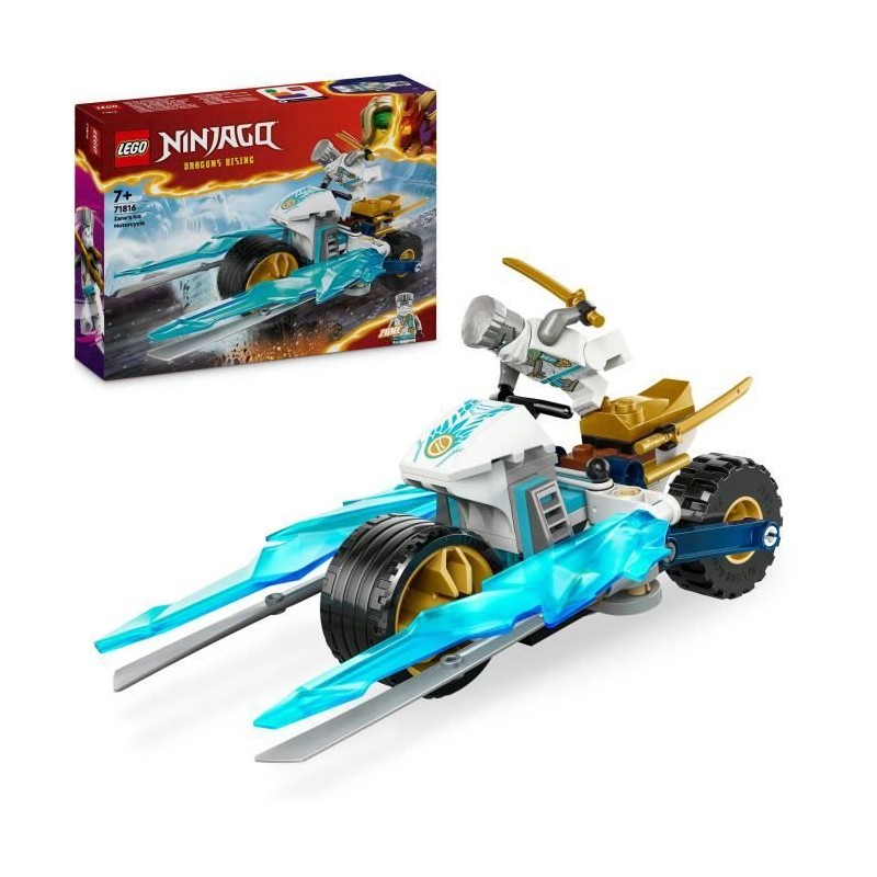 LEGO NINJAGO 71816 La moto de glace de Zane - Avec minifigurine, Jouet LEGO NINJAGO 71816 La moto de glace de Zane - Avec minifigurine, Jouet