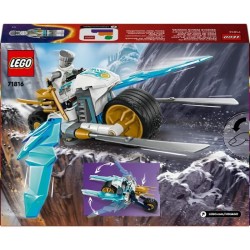 LEGO NINJAGO 71816 La moto de glace de Zane - Avec minifigurine, Jouet