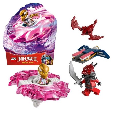 LEGO NINJAGO 71824 La toupie Spinjitzu du dragon de Sora - Jeu de cons